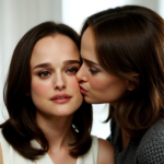 Alexis Bledel kissing Natalie Portman