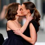 Alexis Bledel kissing Natalie Portman