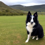 bordercollie having a reggea party