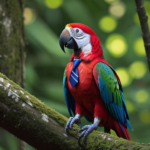 AI Image: parrot in a tie