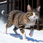 AI Image: cat chasing a mouse