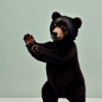 AI Image: Baby bear dancing