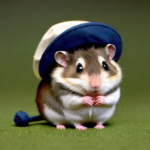 AI Image: hamster with a hat