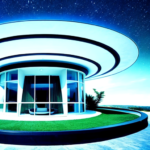 Picture of a futuristic home