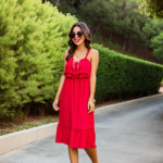 Red sundress