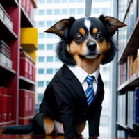 business dog