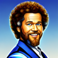 Bob Ross, cyborg