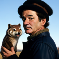 Bill Murray in Groundhog Day