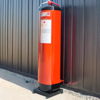 Automatic fire extinguisher tower