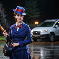 Mary Poppins with a chainsaw