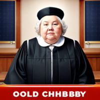 Old lady judge chubby fat