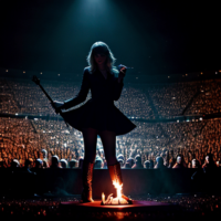 Shadowy Taylor Swift satanic sacrifice