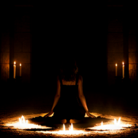 Shadowy Taylor Swift satanic ritual