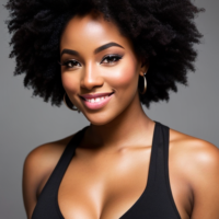 beautiful black woman