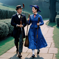 Julie Andrews Mary Poppins with a sledgehammer