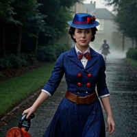 Mary Poppins with a chainsaw