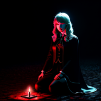 Shadowy Taylor Swift satanic blood sacrifice