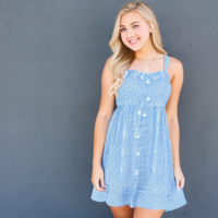 Blonde Teen short young big arms fat arms Sun dress