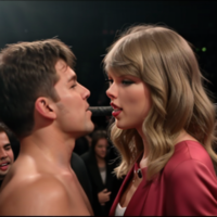 Taylor Swift punching a midget