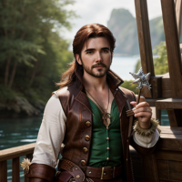 Tinkerbell hyper-realistic captain hook