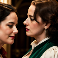 Eva Green punching queen Elizabeth