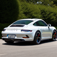 Picture of a beautiful Porsche 911 in the Hamptons, New York