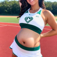 Cheerleader freckles pregnant