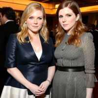 Kirsten Dunst and Anna Kendrick fat chubby