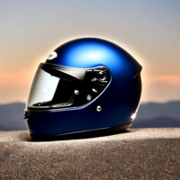 Lion Motorcylce helmet