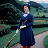 Julie Andrews Mary Poppins with a sledgehammer